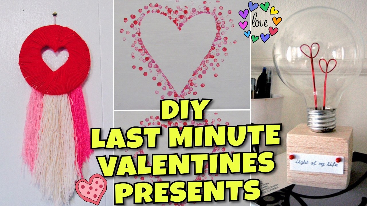 Cute Valentines Day Gifts For Girlfriend
 DIY LAST MINUTE VALENTINES GIFTS EASY & CUTE GIFTS FOR