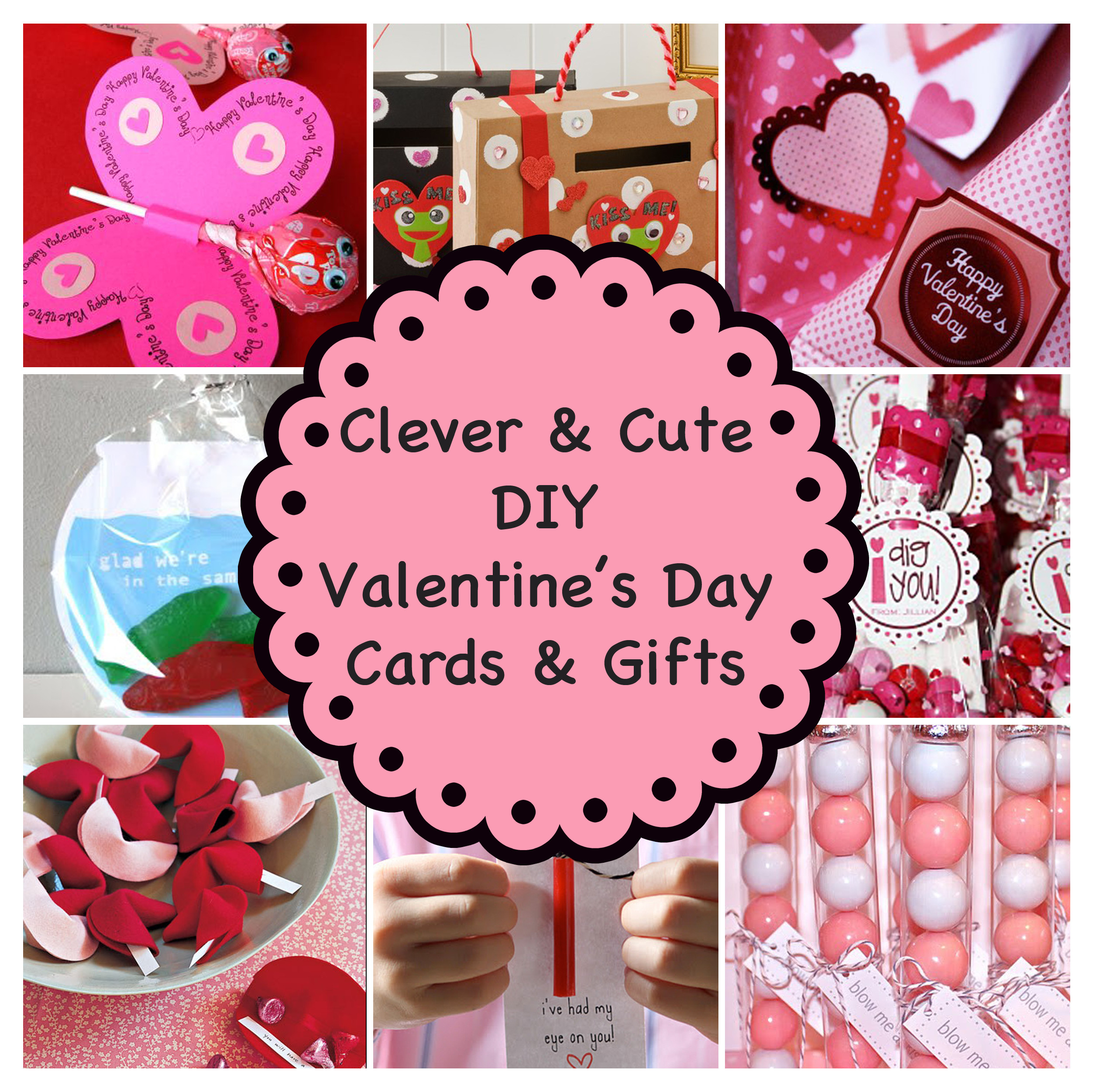 Cute Valentines Gift Ideas
 Clever and Cute DIY Valentine’s Day Cards & Gifts