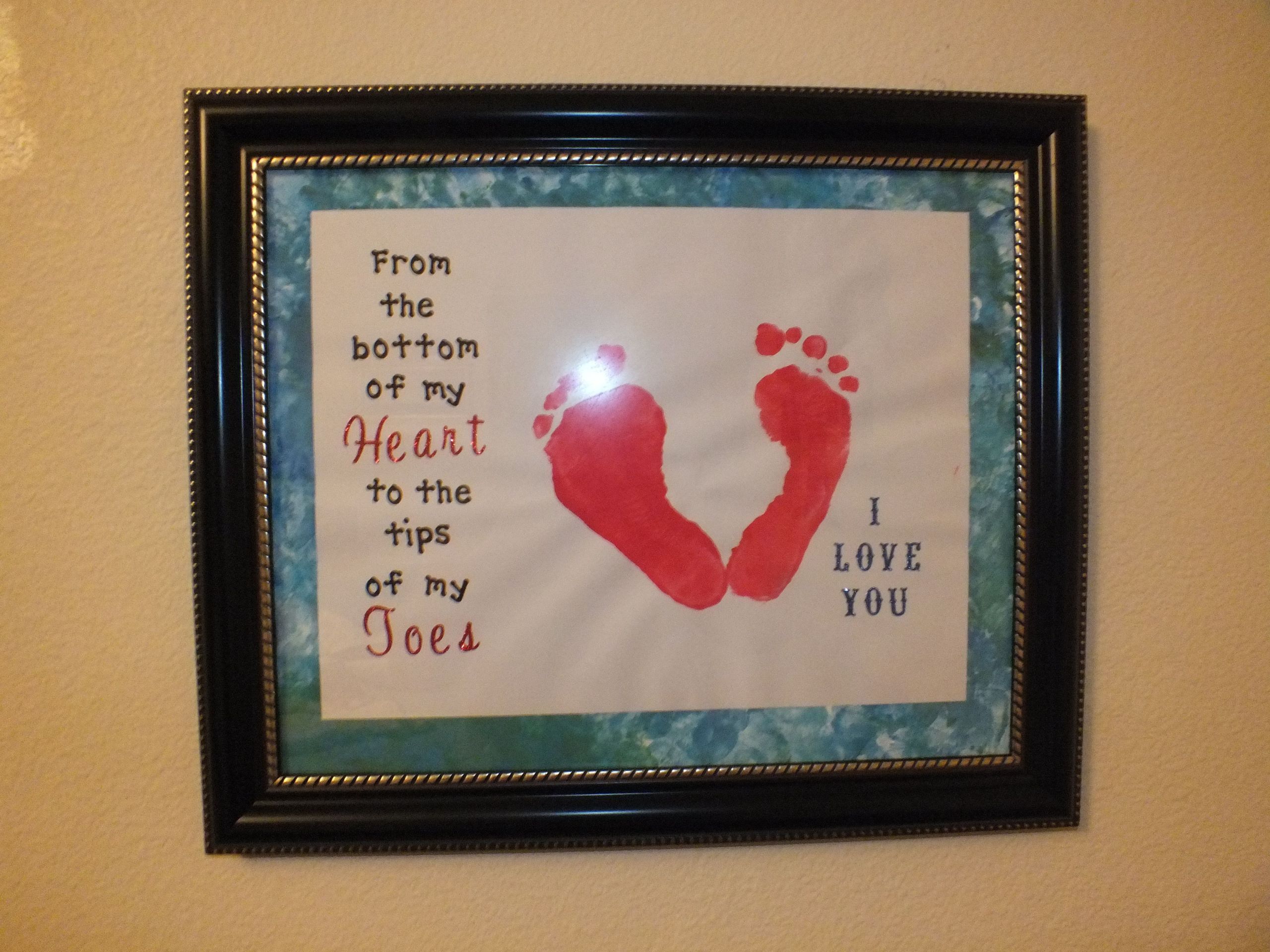Father Daughter Valentine Gift Ideas
 This is the project my daughter did for Daddy for
