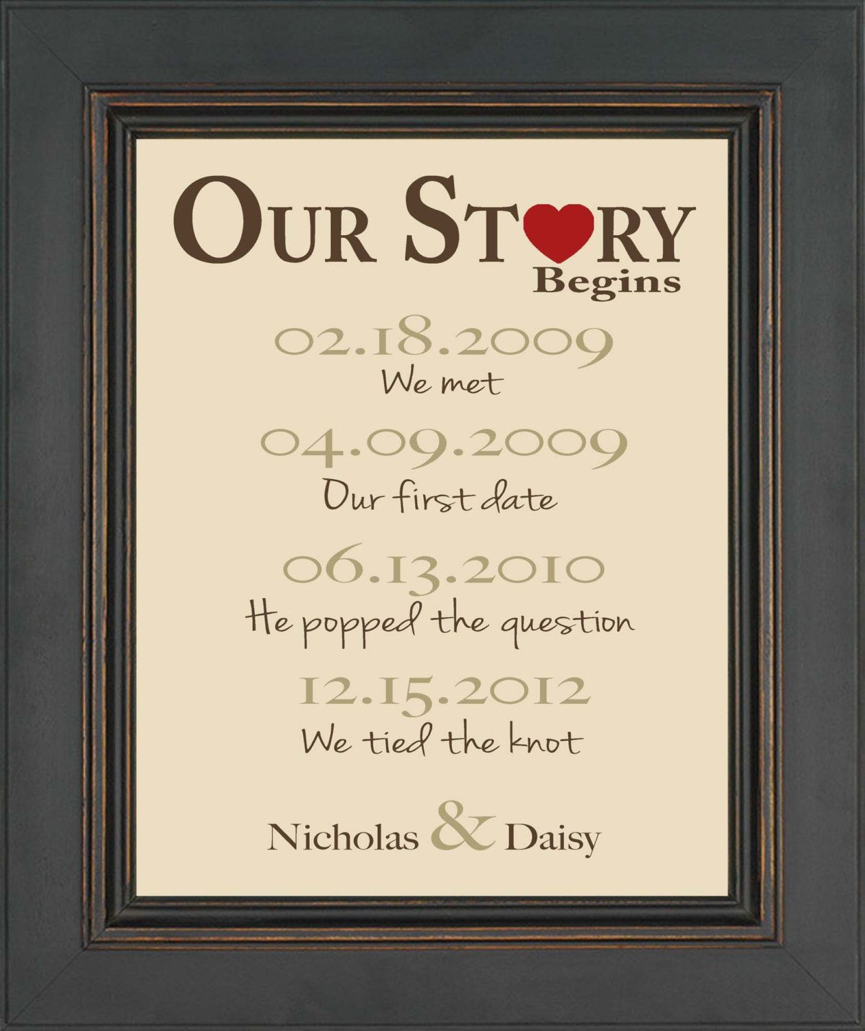 First Married Valentine&amp;#039;s Day Gift Ideas Inspirational Valentine S Day Gift First Anniversary Gift by