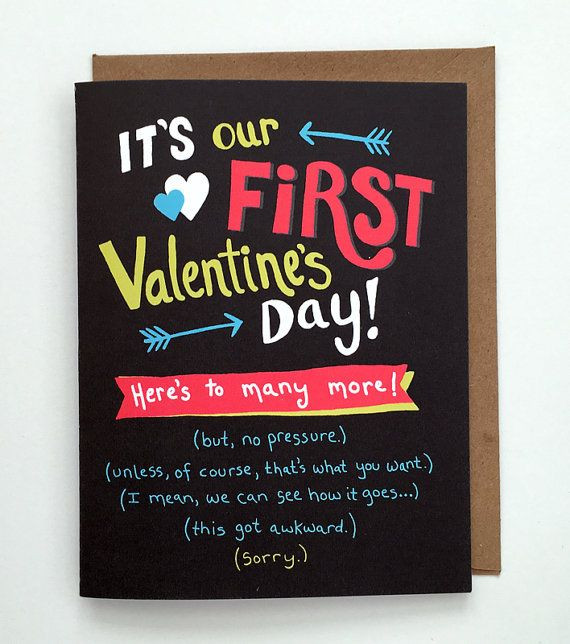 First Valentine'S Day Gift Ideas For Him
 First Valentine s Day Card