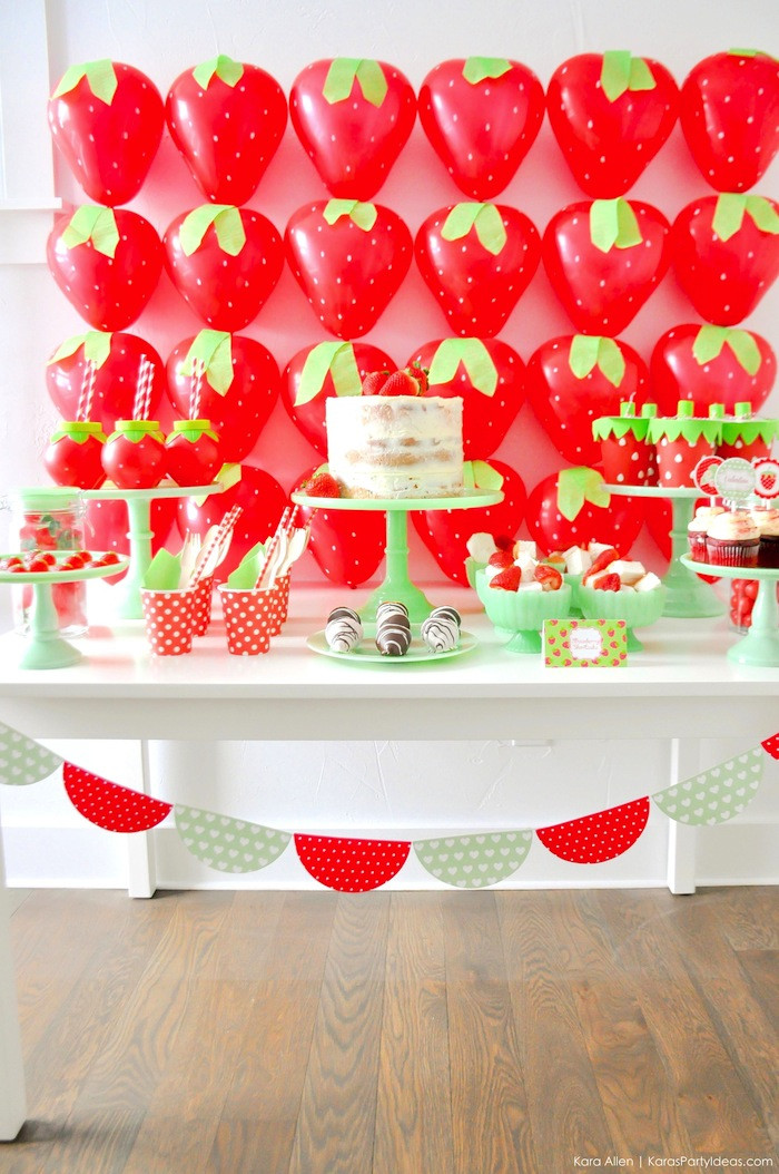 Free Valentines Day Ideas
 Kara s Party Ideas Berry Sweet Strawberry Valentine s Day