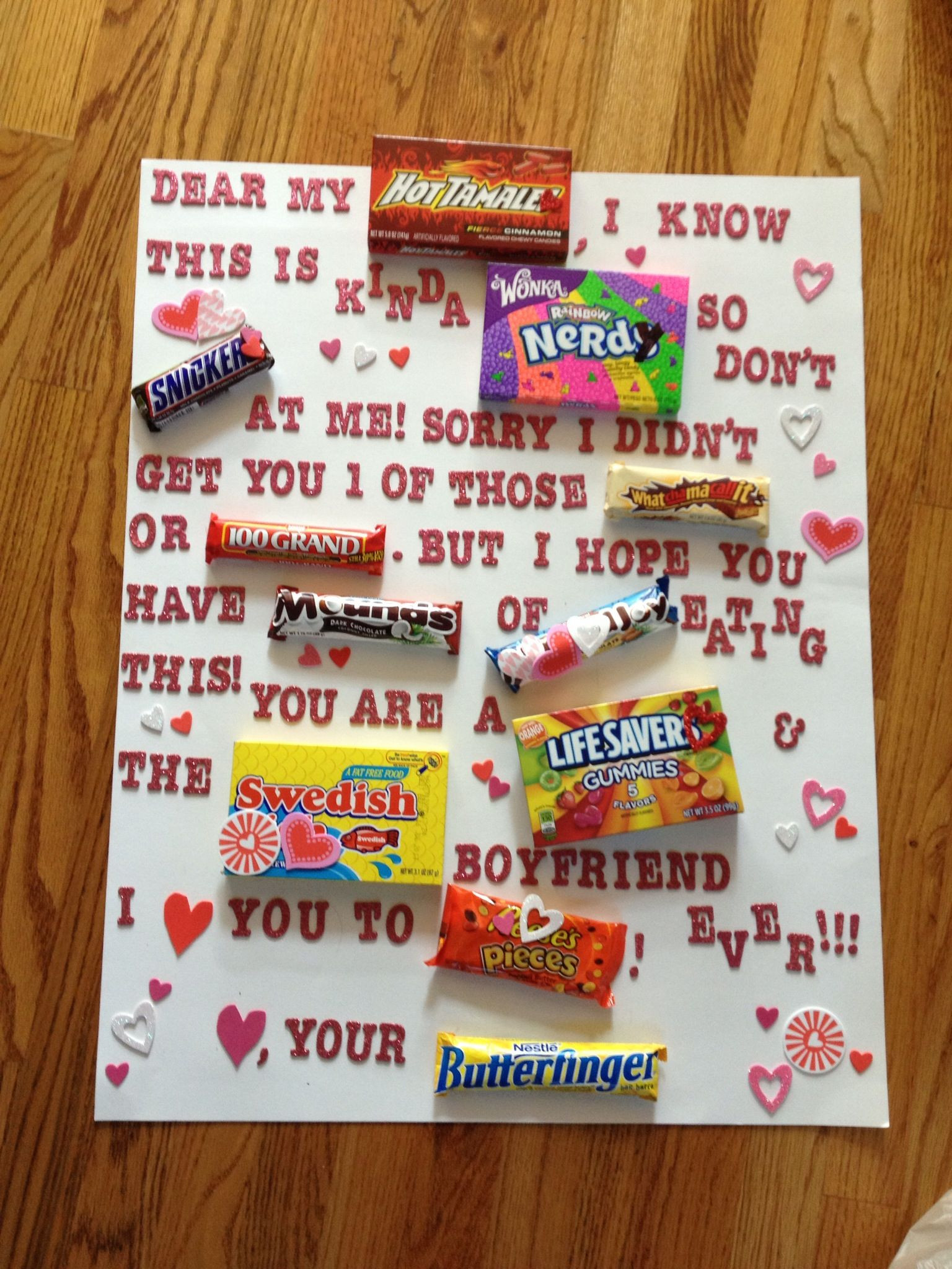 Gift Ideas For Boyfriend On Valentine
 What I made my boyfriend for Valentines day