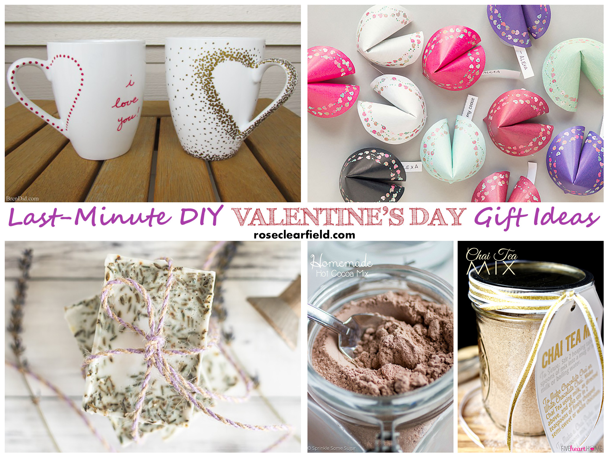 Good Valentines Day Gift Ideas
 Last Minute DIY Valentine s Day Gift Ideas • Rose Clearfield