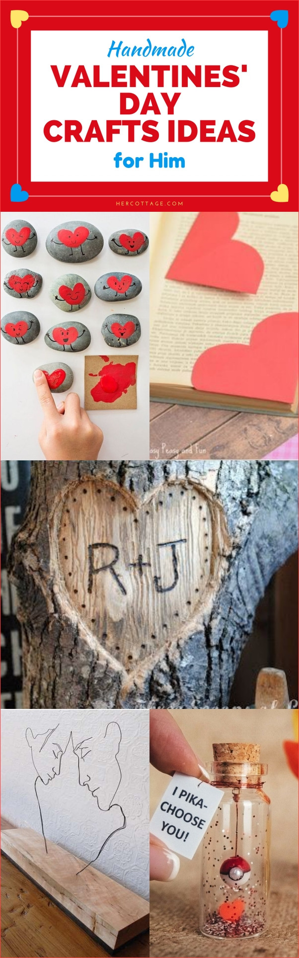 Great Valentines Day Ideas For Him
 32 Handmade Valentines Day Crafts Ideas for Him HERCOTTAGE