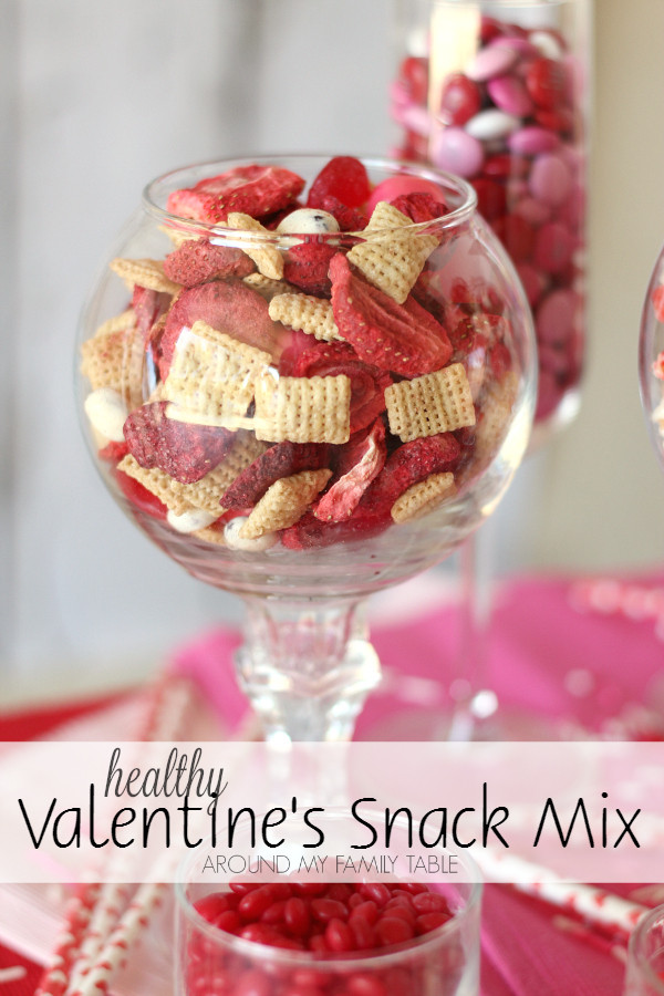 Healthy Valentines Day Snacks
 Healthy Valentine s Snack Mix Around My Family Table