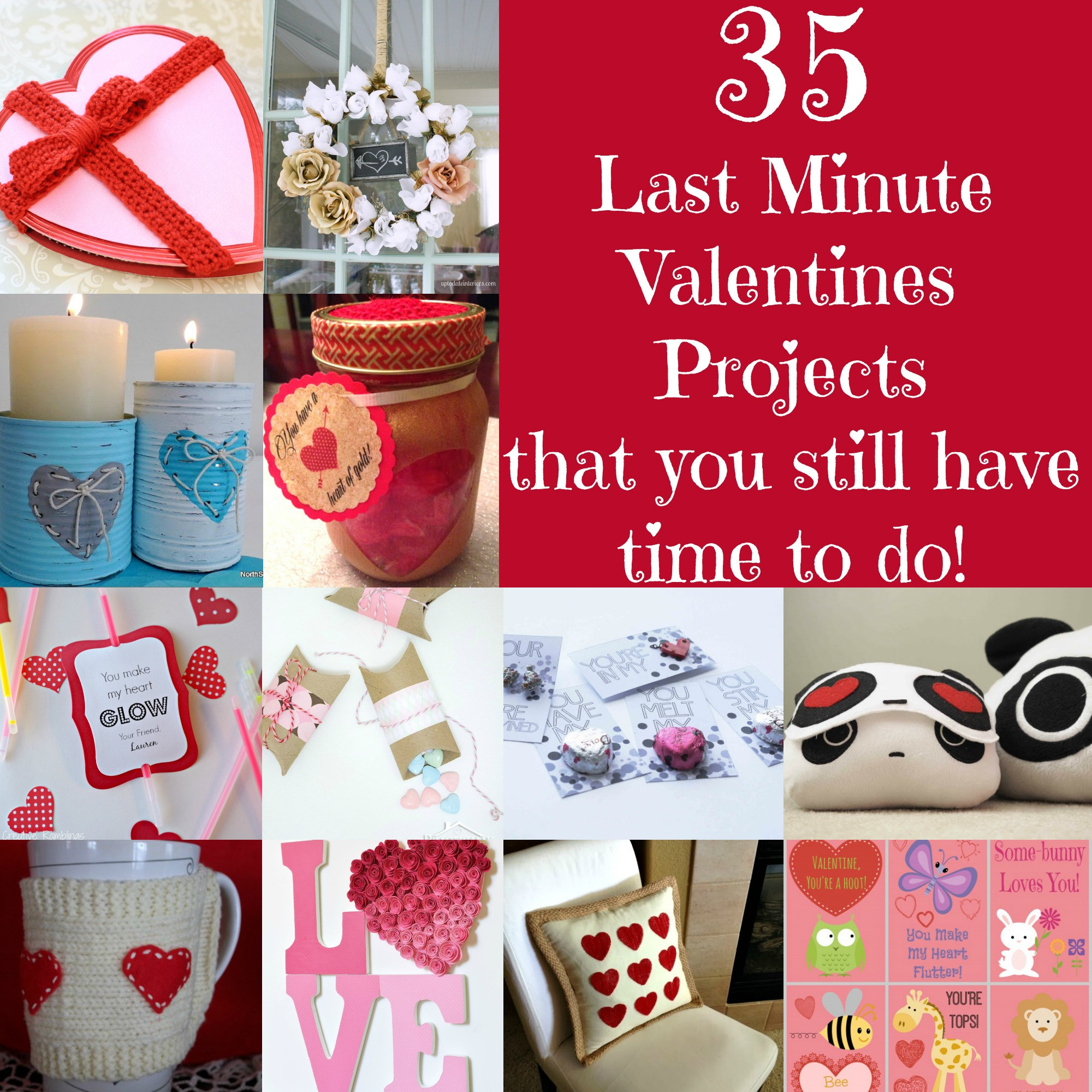 Last Minute Valentines Day Gift Ideas
 35 Last Minute Valentines Projects Craft Dictator