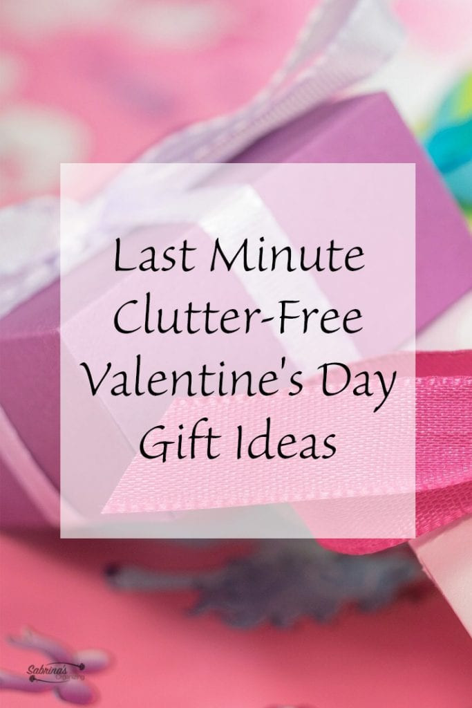 Last Minute Valentines Day Ideas
 Last Minute Clutter Free Valentine s Day Gift Ideas