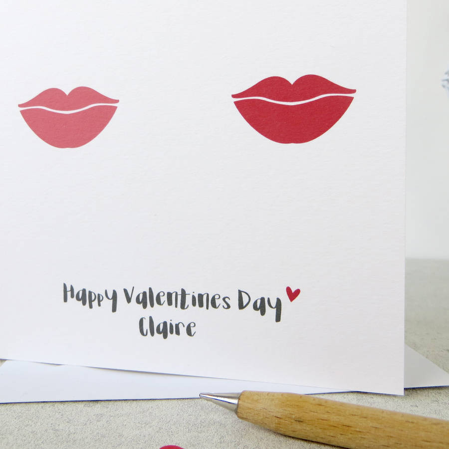 Lesbian Valentines Day Ideas New Personalised Lesbian Gay Valentine Card by Wink Design