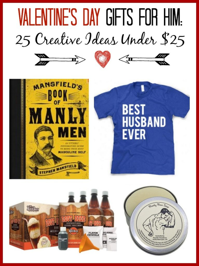 Male Valentine Day Gift Ideas
 Valentine s Gift Ideas for Him 25 Creative Ideas Under $25