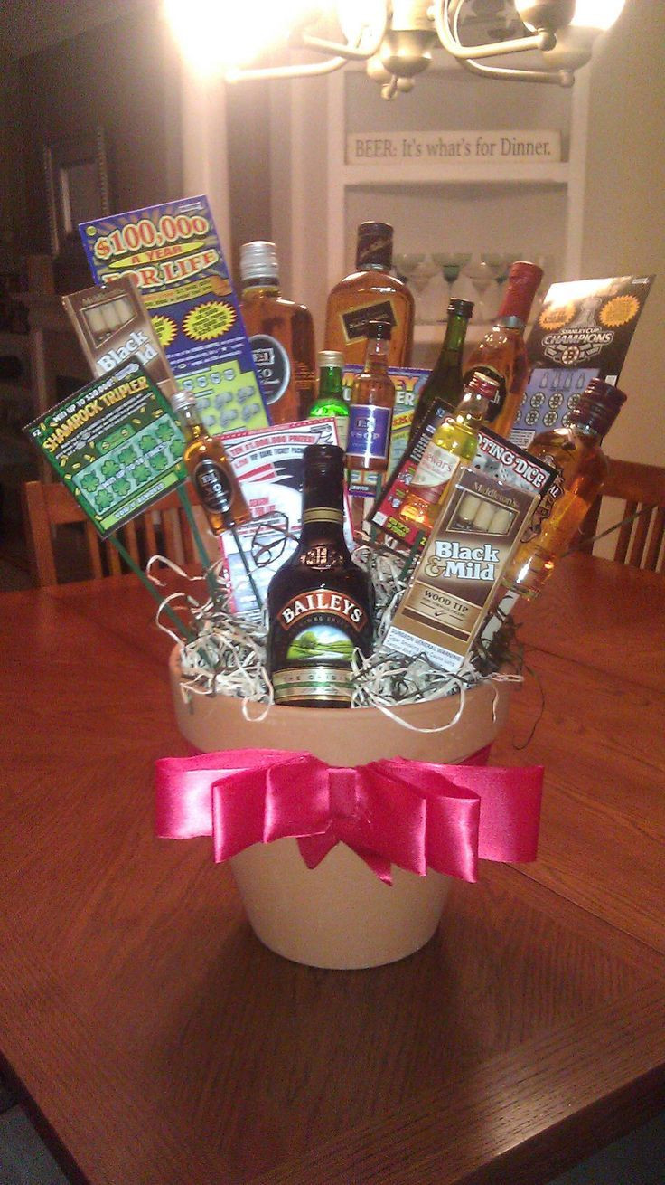 Male Valentines Day Gift Ideas
 cute t basket idea for guys for his birthday or