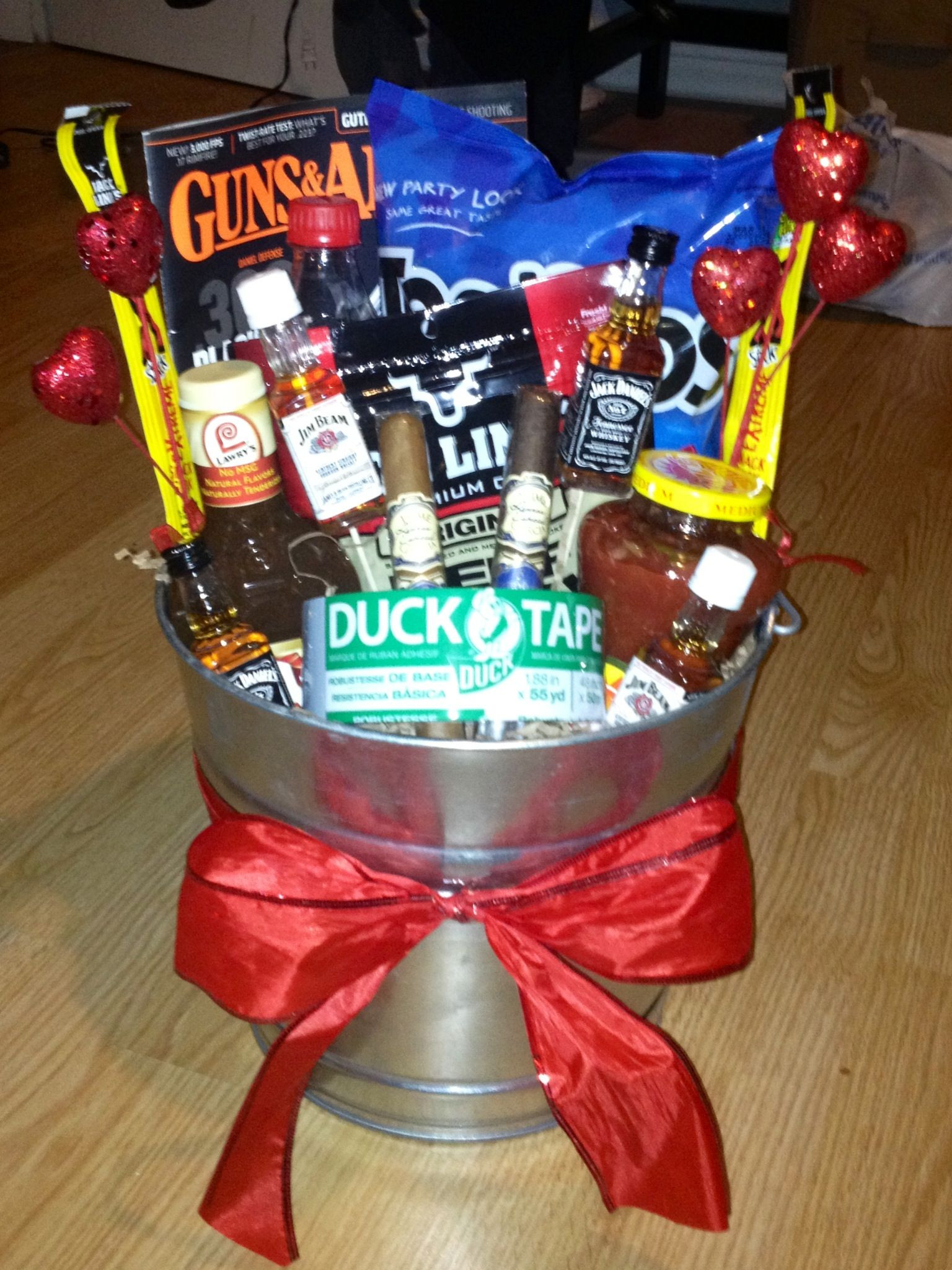 Mens Valentines Gift Basket Ideas
 Pin by Nichole Adams on DIY Projects