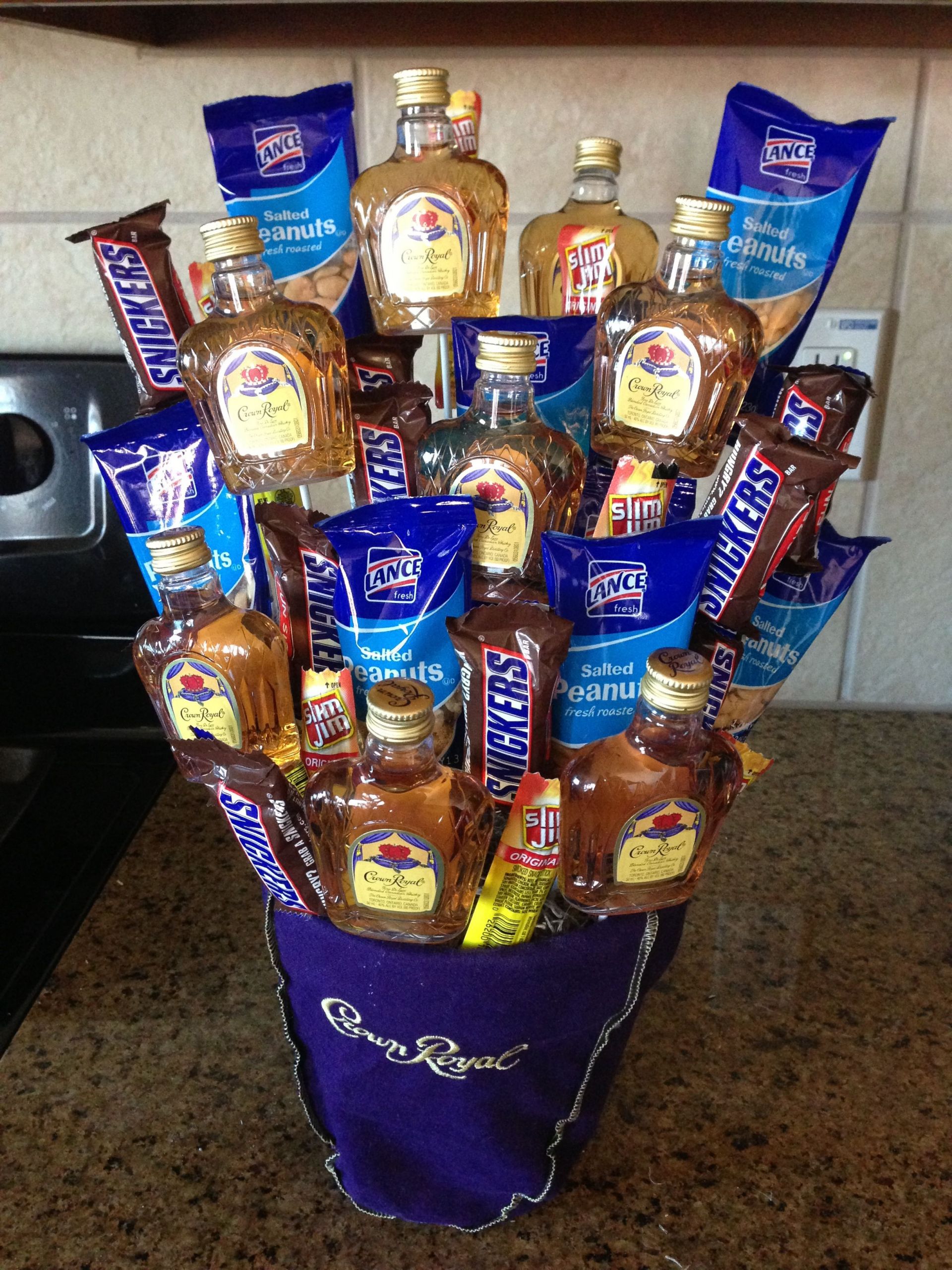 Mens Valentines Gift Basket Ideas
 Valentines bouquet I put to her for my hubby Man