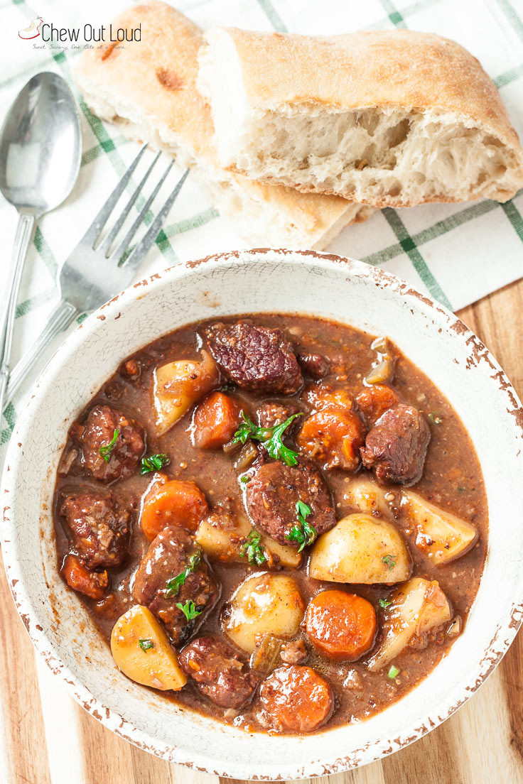 One Pot Beef Stew
 e Pot Beef Stew with potatoes Chew Out Loud