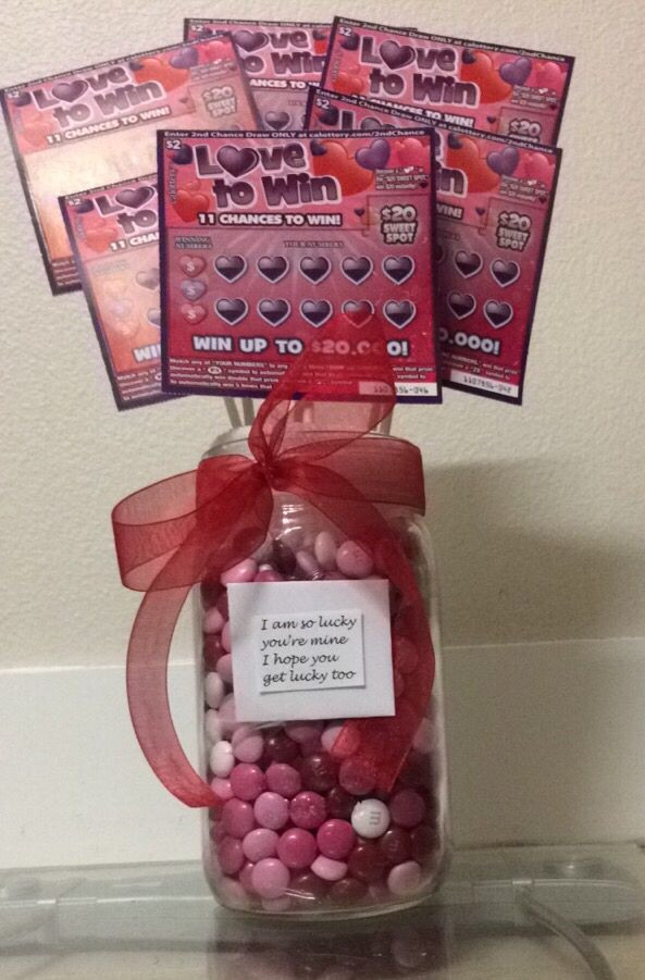 Pinterest Valentines Gift Ideas
 Valentine s Day t idea lottery ticket bouquet