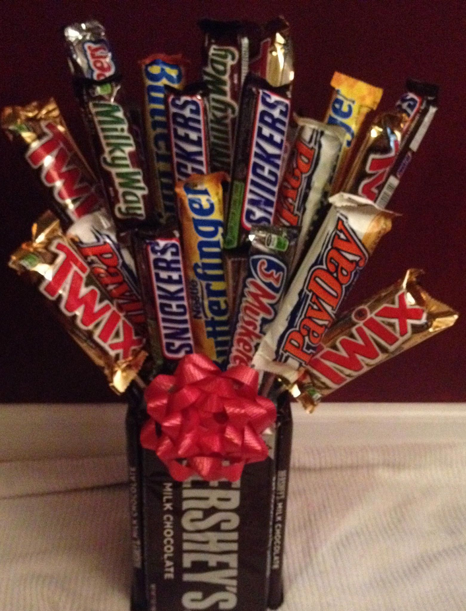 Romantic Gift Ideas For Him Valentines Day
 Candy Bar Bouquet for Valentine s Day for Him