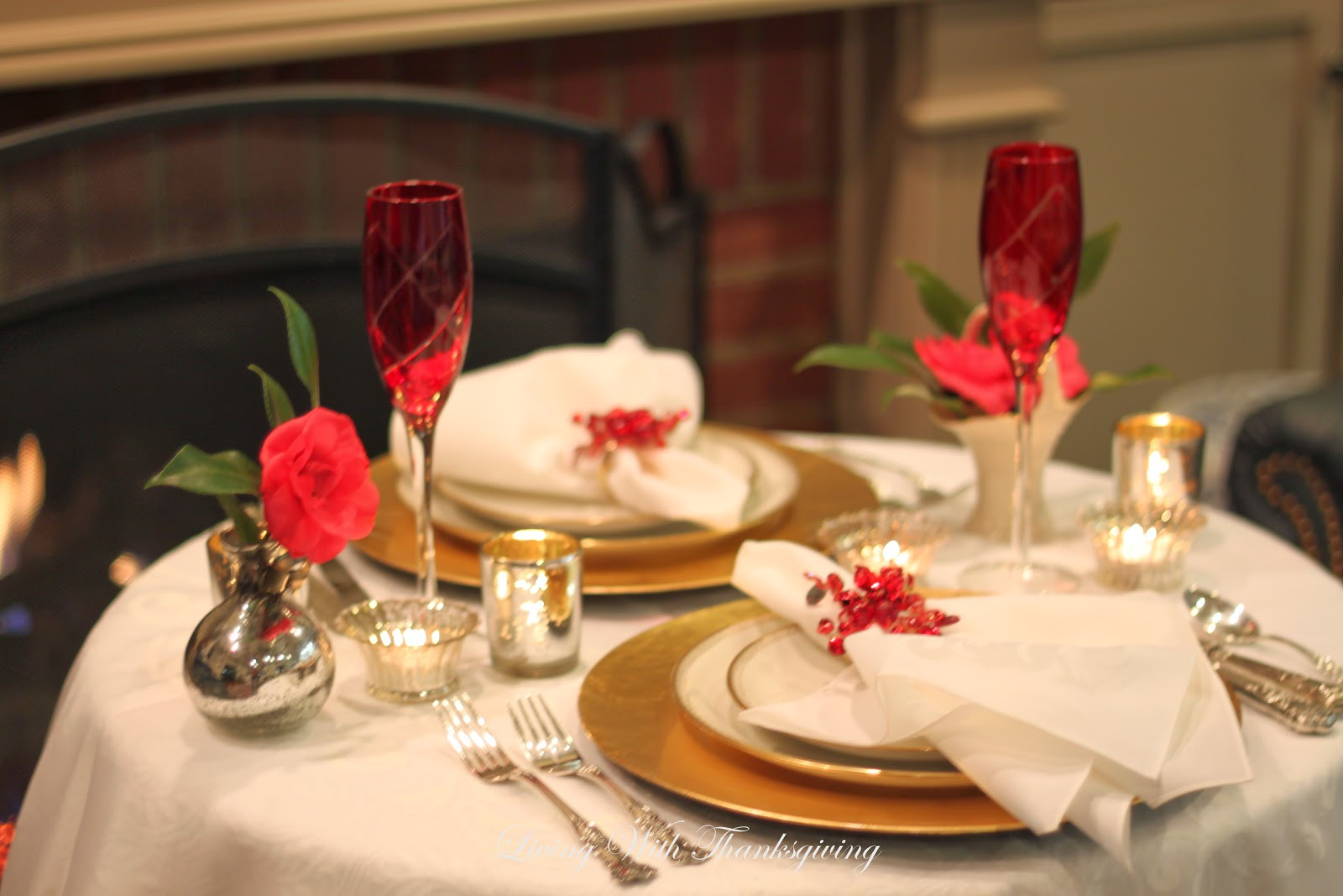 Romantic Valentines Dinners
 Romantic Valentine Dinner Living With Thanksgiving