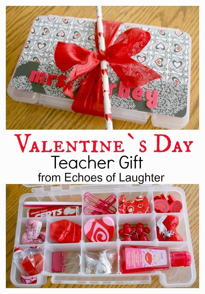 Teacher Valentine Gift Ideas
 A Sweet Treat for Teacher Echoes of Laughter