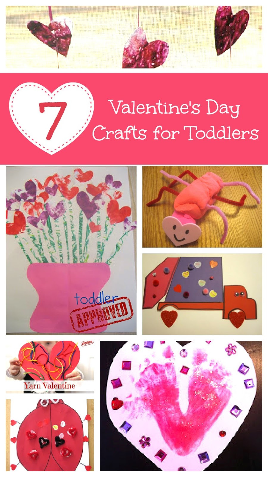 Toddler Valentines Day Craft
 7 Valentine s Day Crafts for Toddlers Toddler Approved
