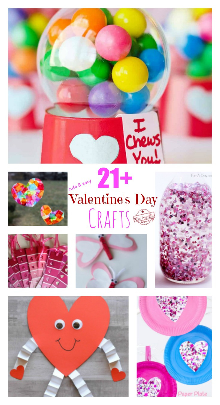 Toddler Valentines Day Craft
 Over 21 Valentine s Day Crafts for Kids to Make that Will