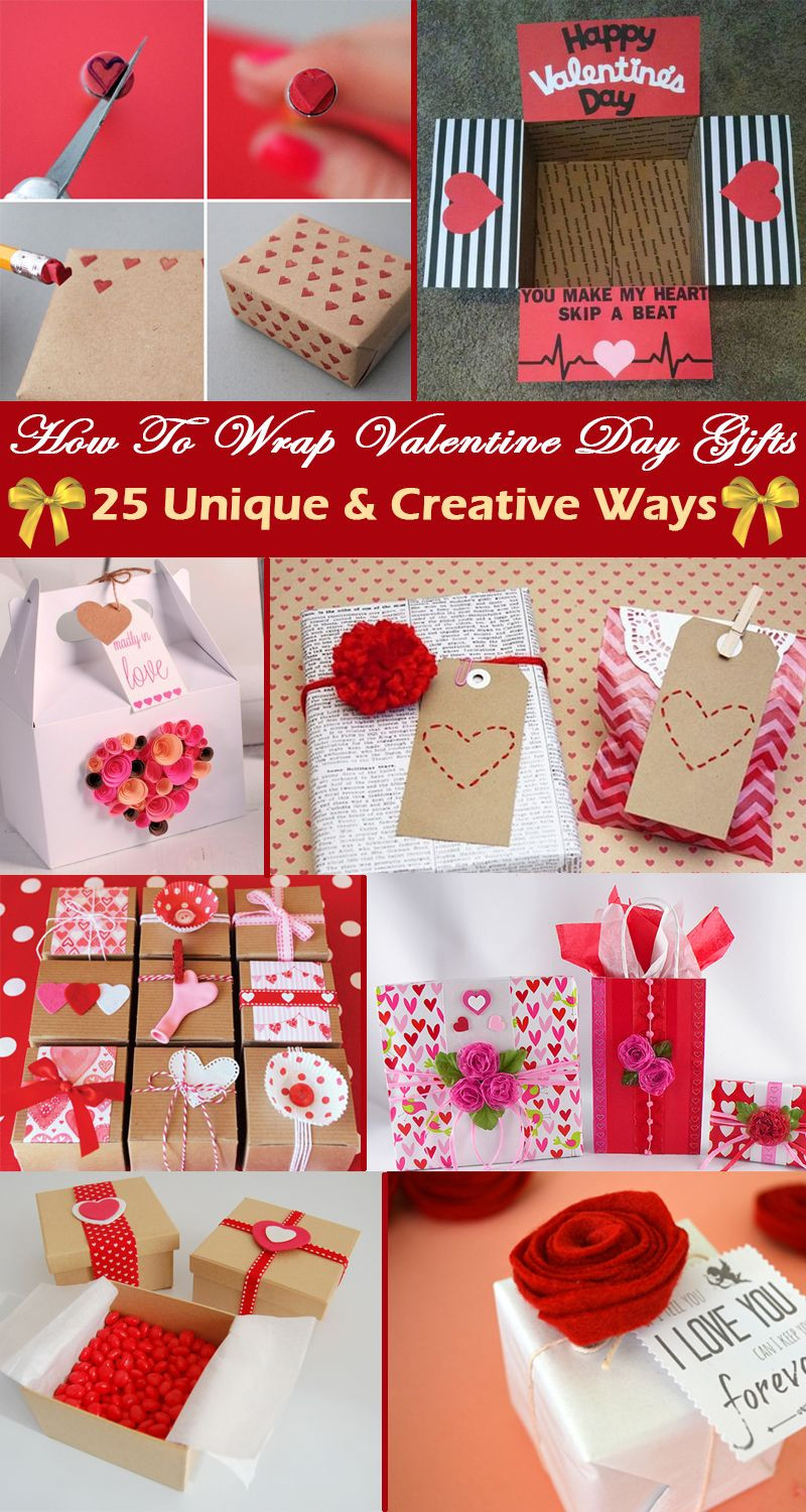 Unique Valentine'S Day Gift Ideas
 How To Wrap Valentine Day Gifts 25 Unique & Creative