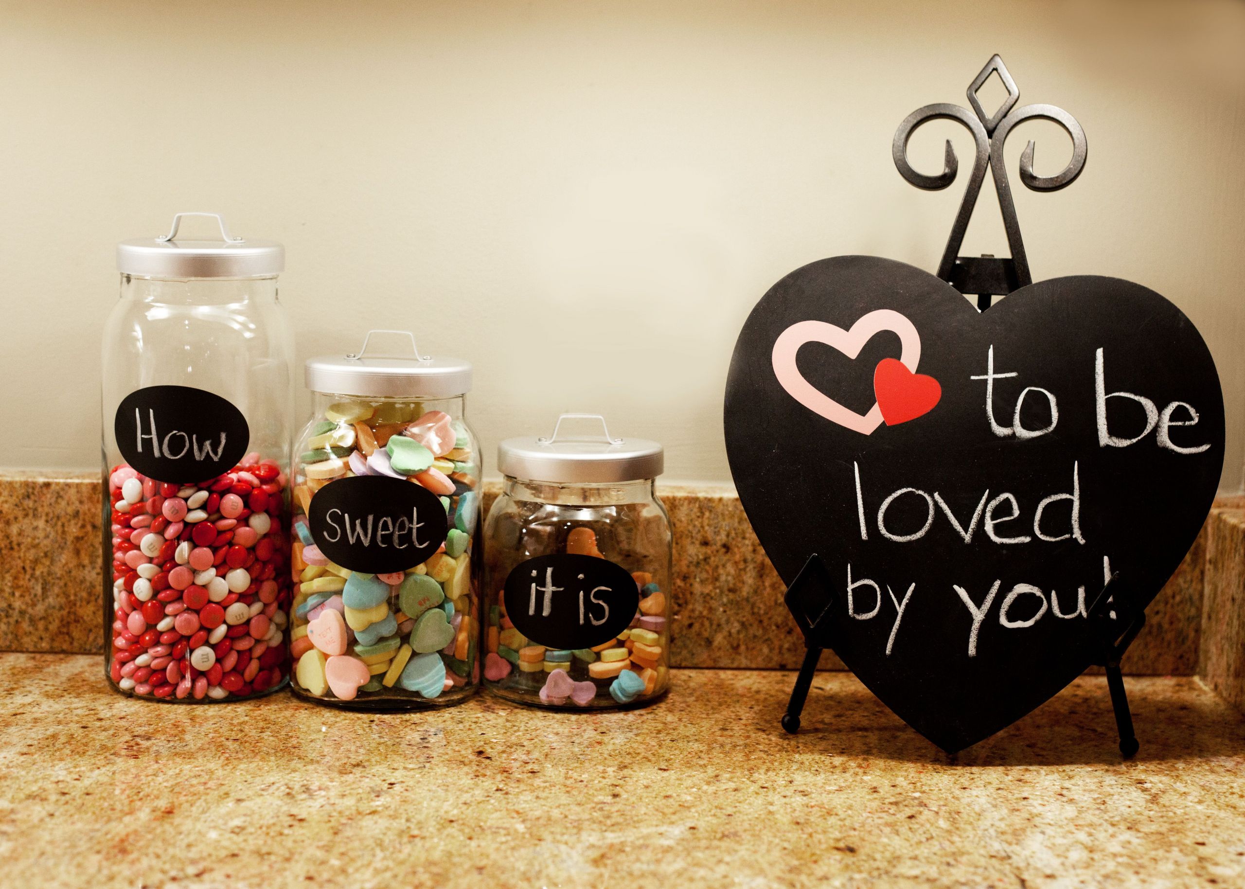 Valentine Day Gift Ideas Target
 Valentines Day Jars from World Market Heart chalkboard
