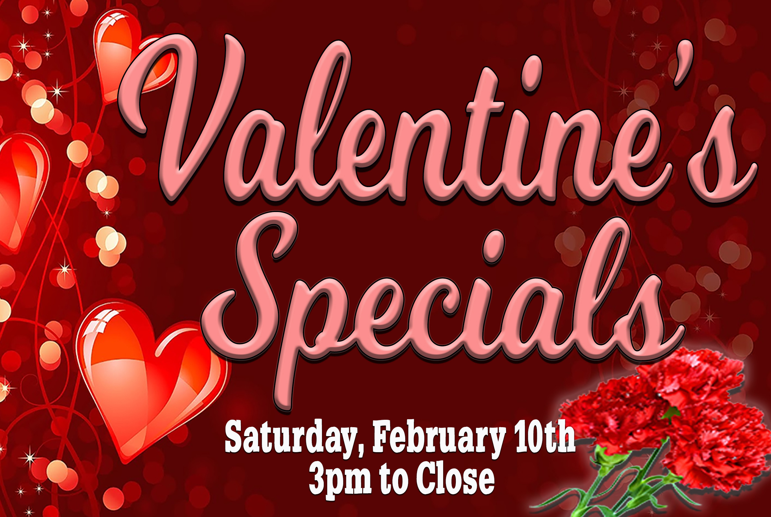 Valentine Dinner Special
 Valentine’s Dinner Specials – Gold Ranch Casino Dayton