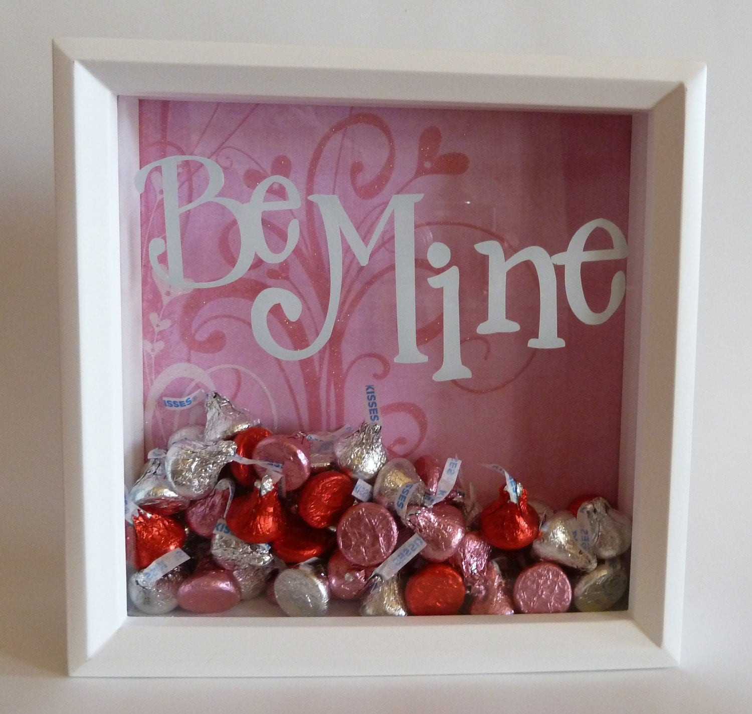 Valentine Gift Boxes Ideas
 Valentine s Day shadow box white Be Mine Gift or