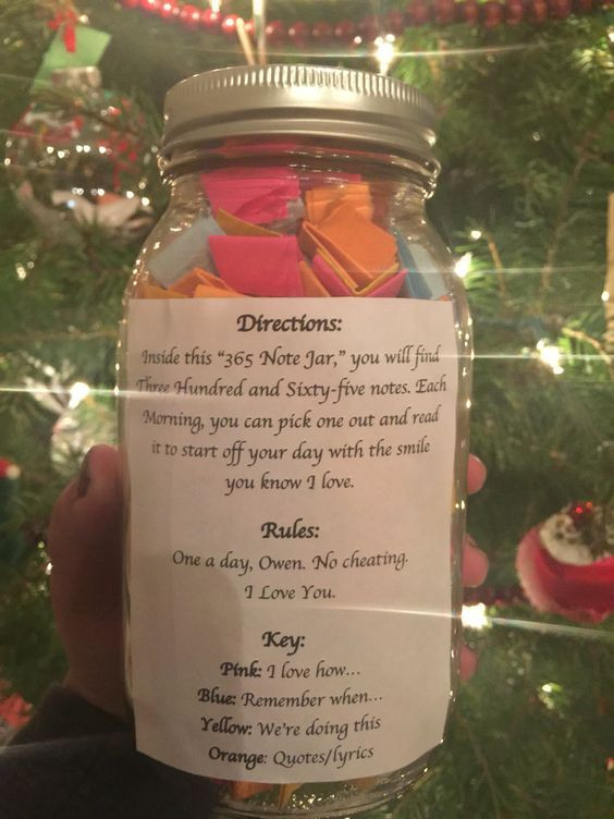 Valentine Gift Ideas For A Male Friend
 365 Reasons Jar for Valentines