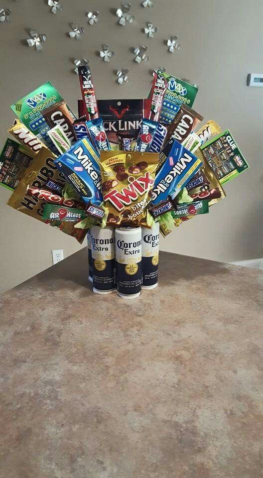 Valentine Gift Ideas For Father
 Man bouquet Valentine s day Father s day Gift idea Liquor