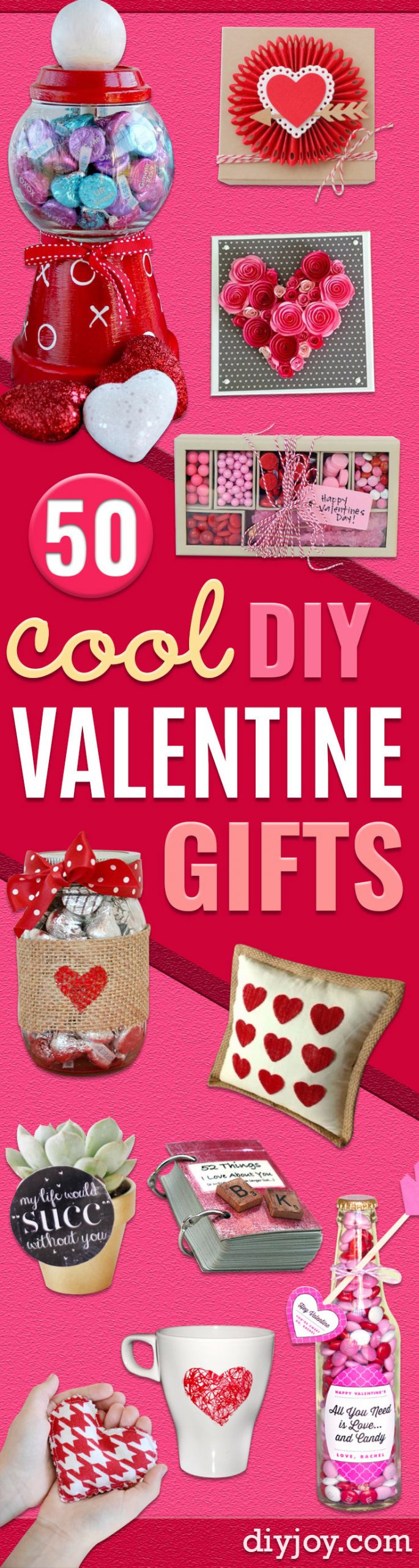Valentine Gift Ideas For Mom
 50 Easy DIY Valentine s Day Gifts