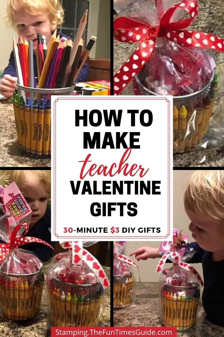 Valentine Gift Ideas For The Office
 Simple Teacher Gift Basket Ideas $3 DIY Valentine Gifts