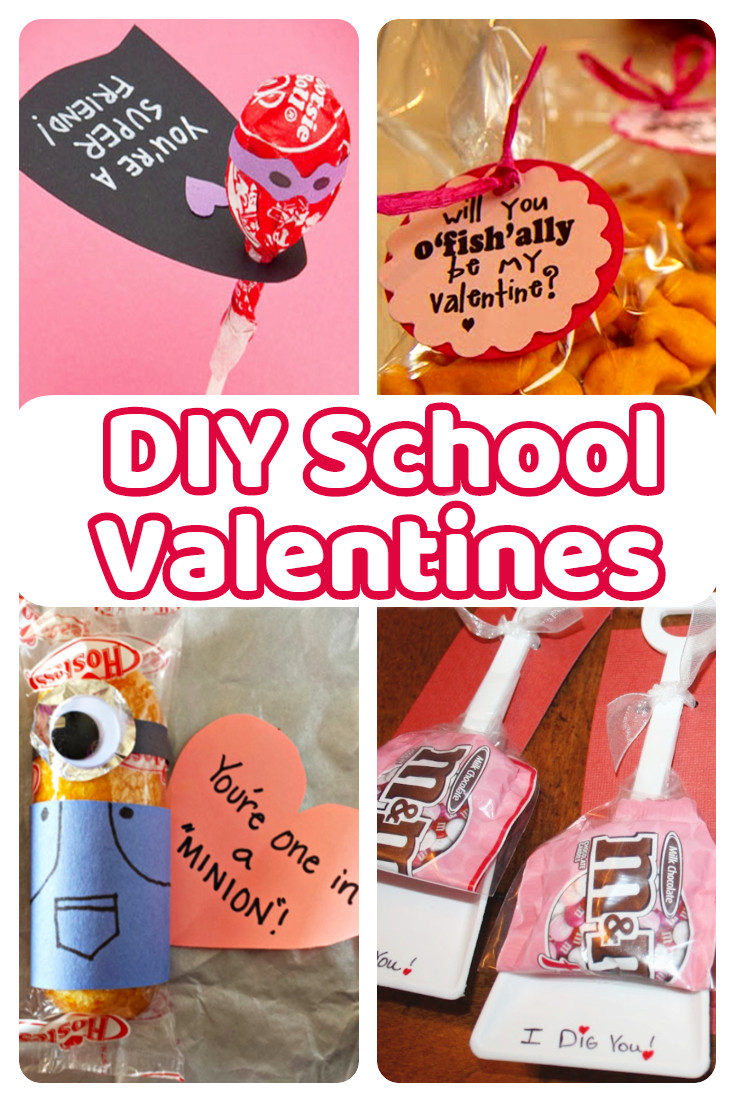 Valentine Gift Ideas For Toddlers
 DIY School Valentine Cards for Classmates and Teachers