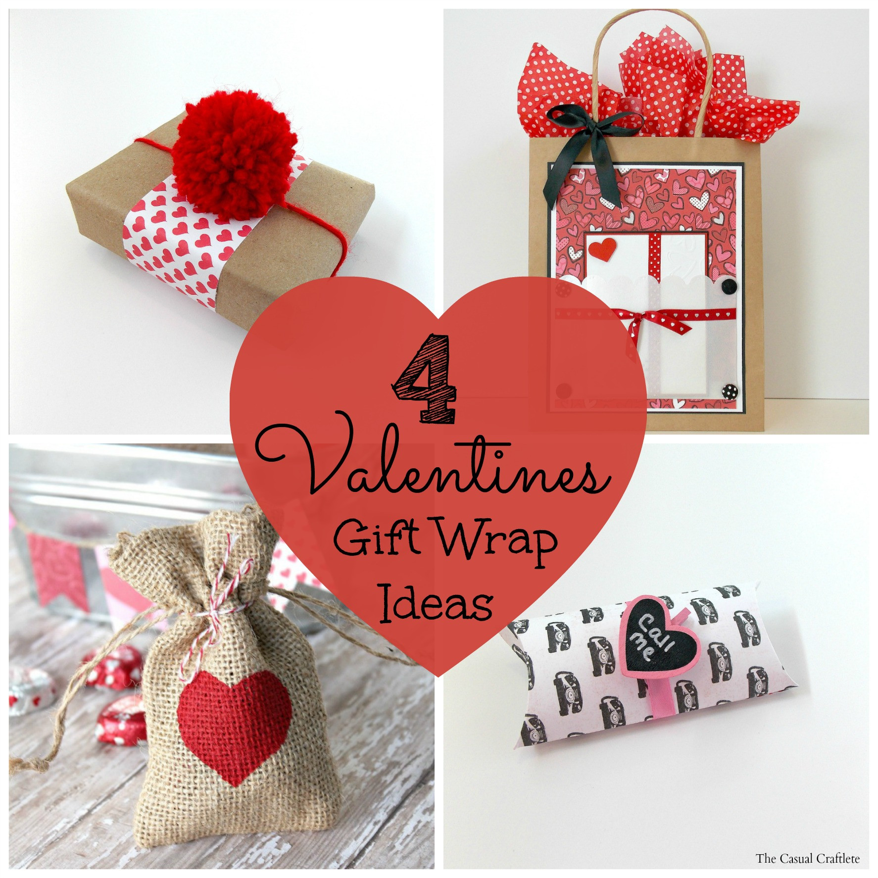 Valentine Ideas Gift
 4 Valentines Gift Wrap Ideas Purely Katie
