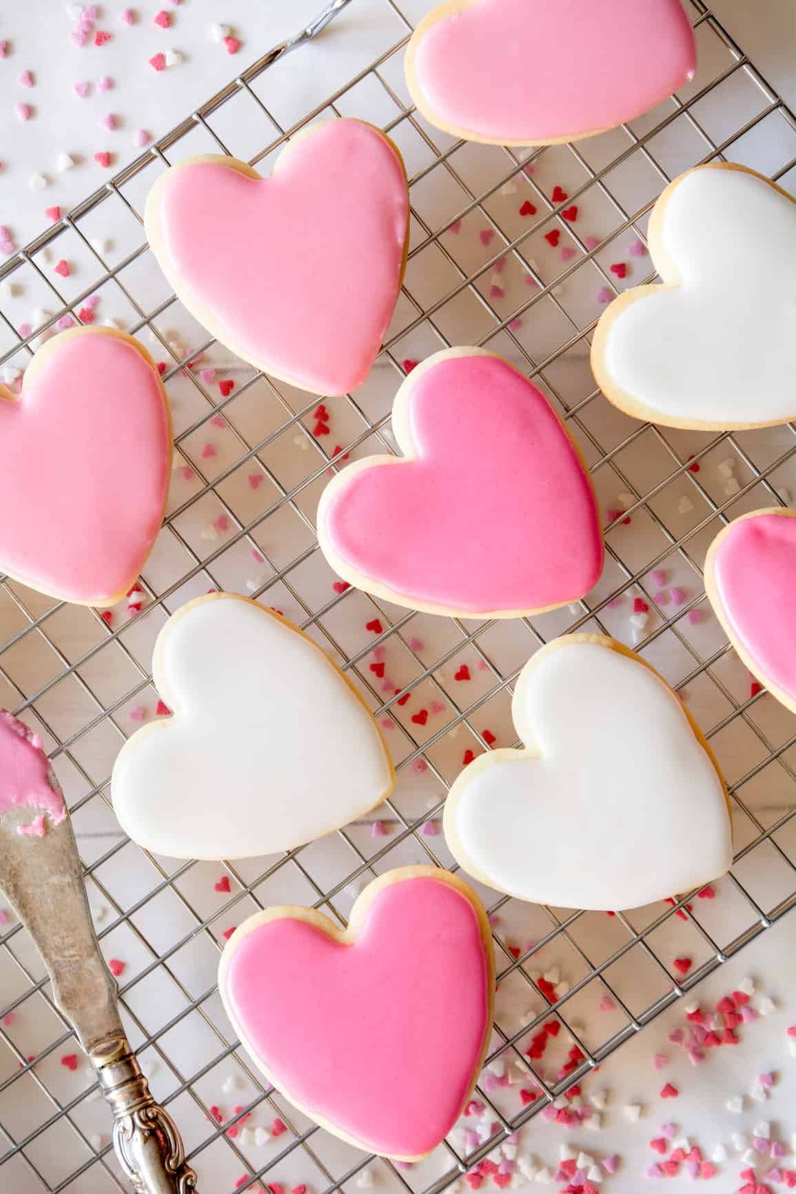 Valentine Sugar Cookies
 Valentine s Day Heart Shaped Sugar Cookies Recipe