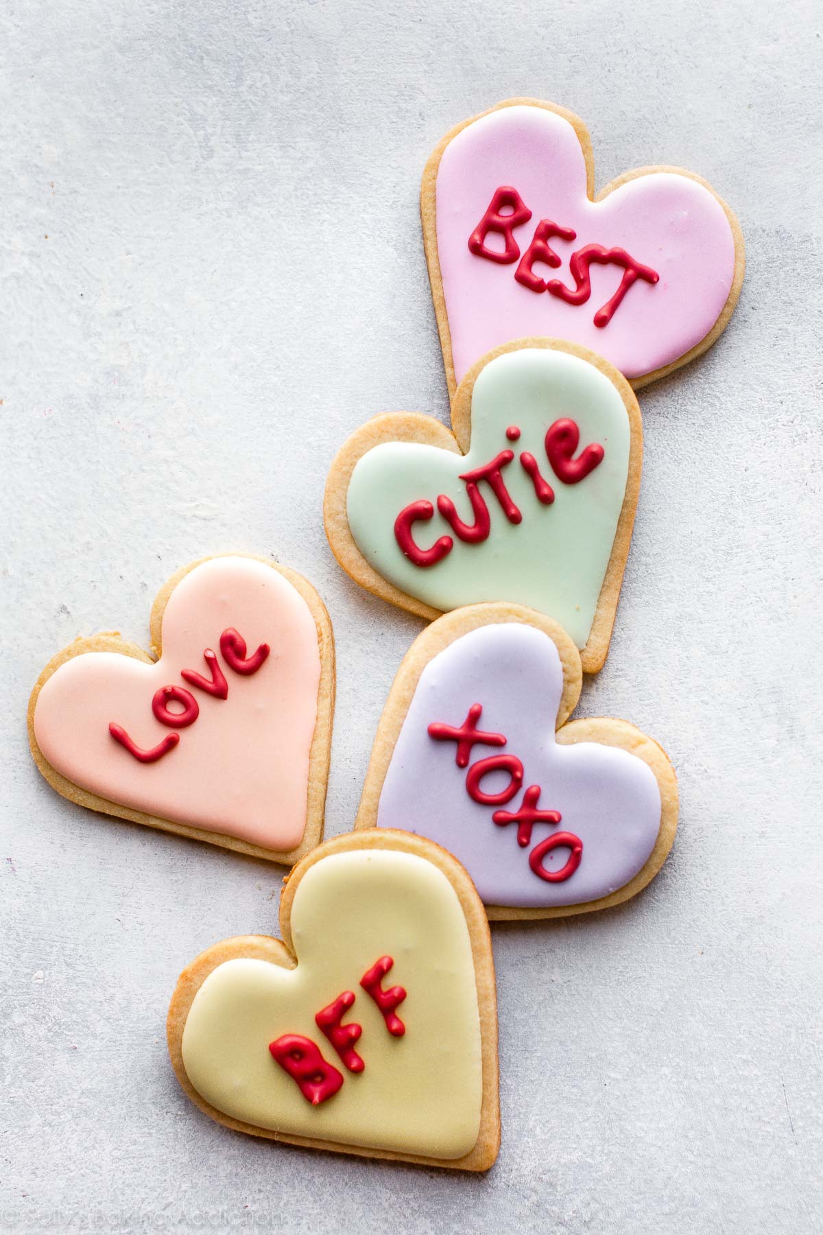 Valentine Sugar Cookies
 Valentine s Day Heart Sugar Cookies
