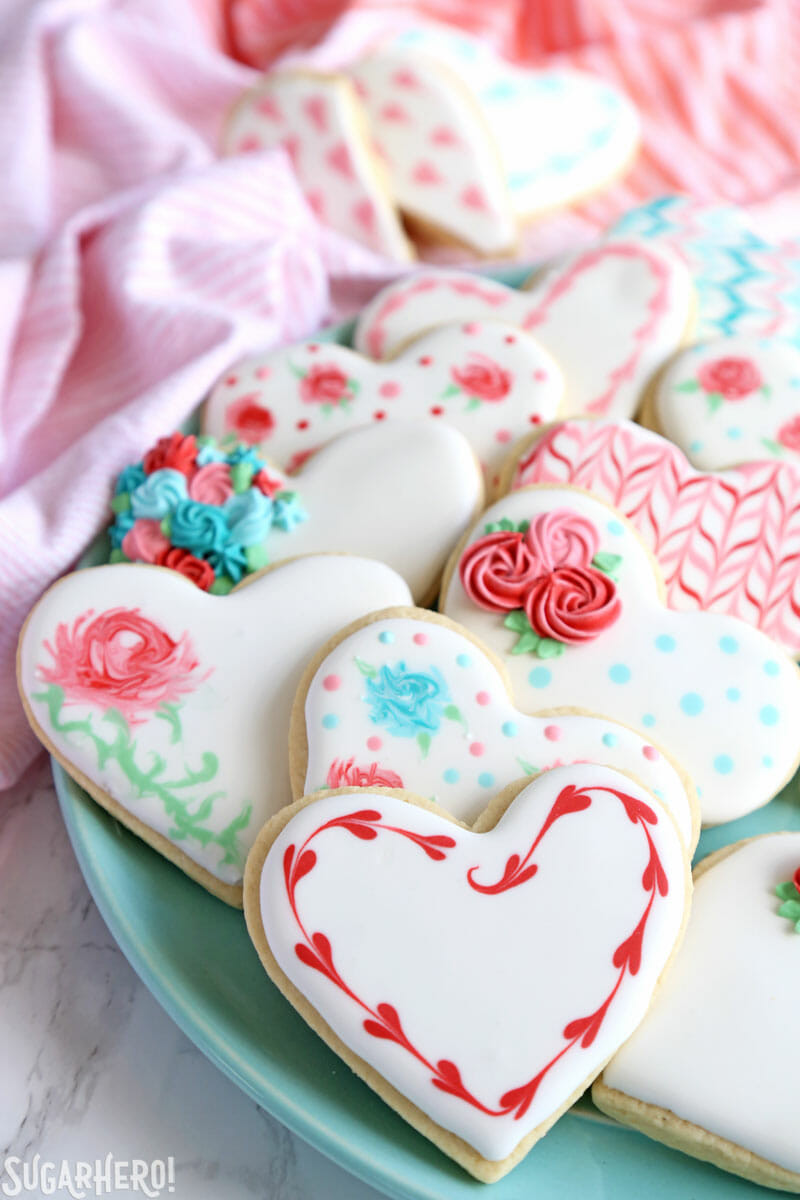 Valentine Sugar Cookies
 Valentine s Day Sugar Cookies SugarHero