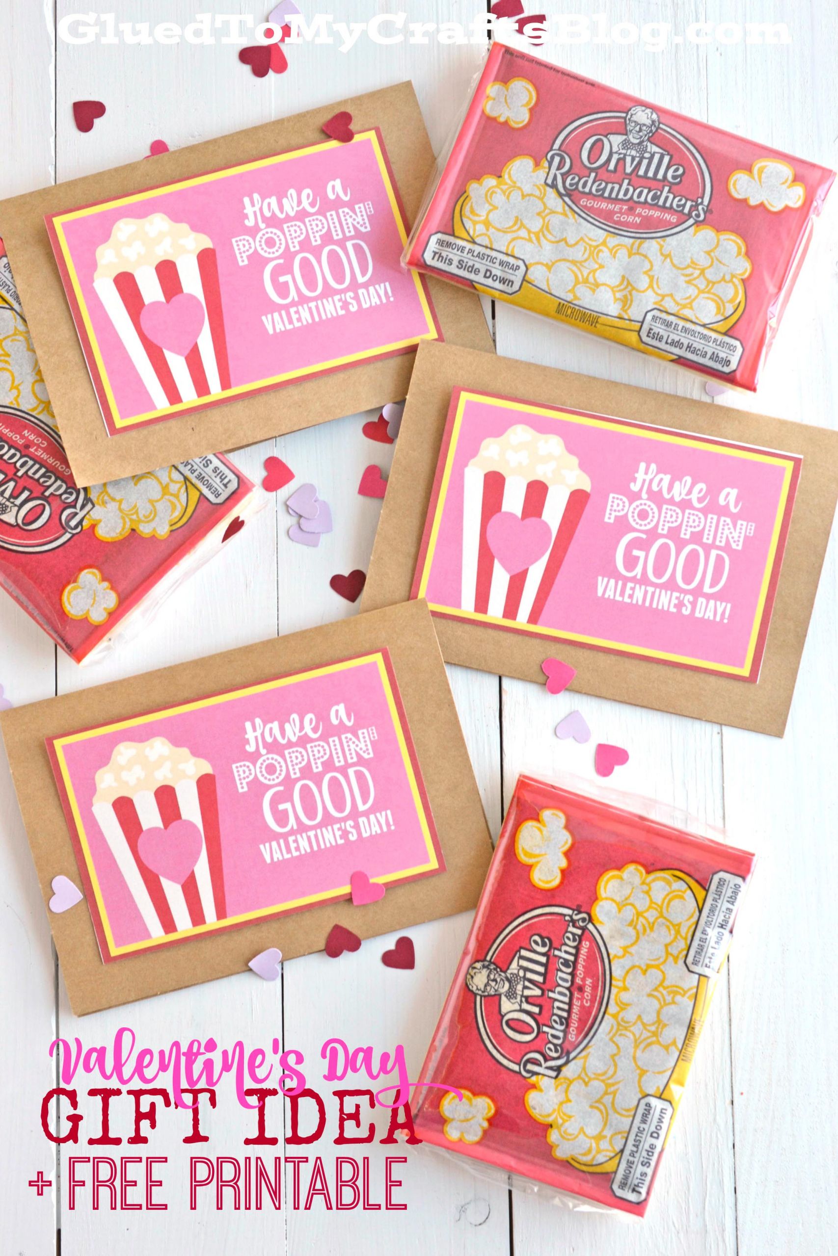 Valentine'S Day Craft Gift Ideas
 Poppin Good Valentine s Day Gift Idea w free printable
