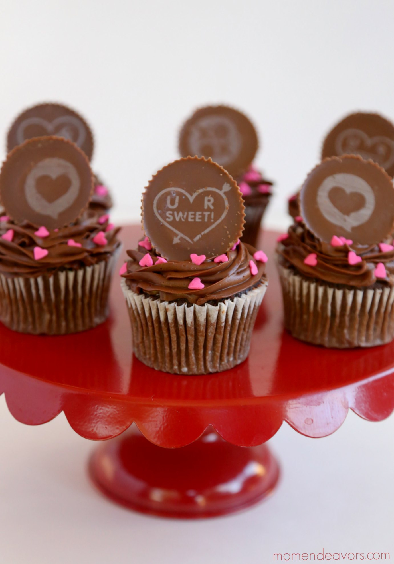 Valentine'S Day Cupcakes
 Chocolate Conversation Valentine s Cupcakes Mom Endeavors