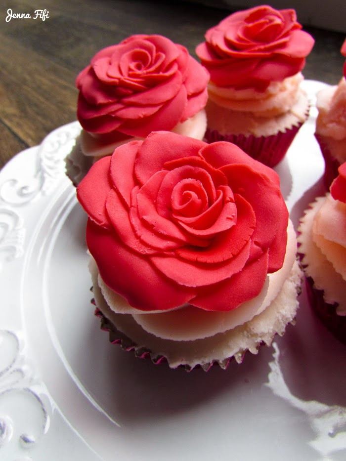 Valentine'S Day Cupcakes
 Valentines Day Rose flavoured cupcake recipe – Jenna Fifi