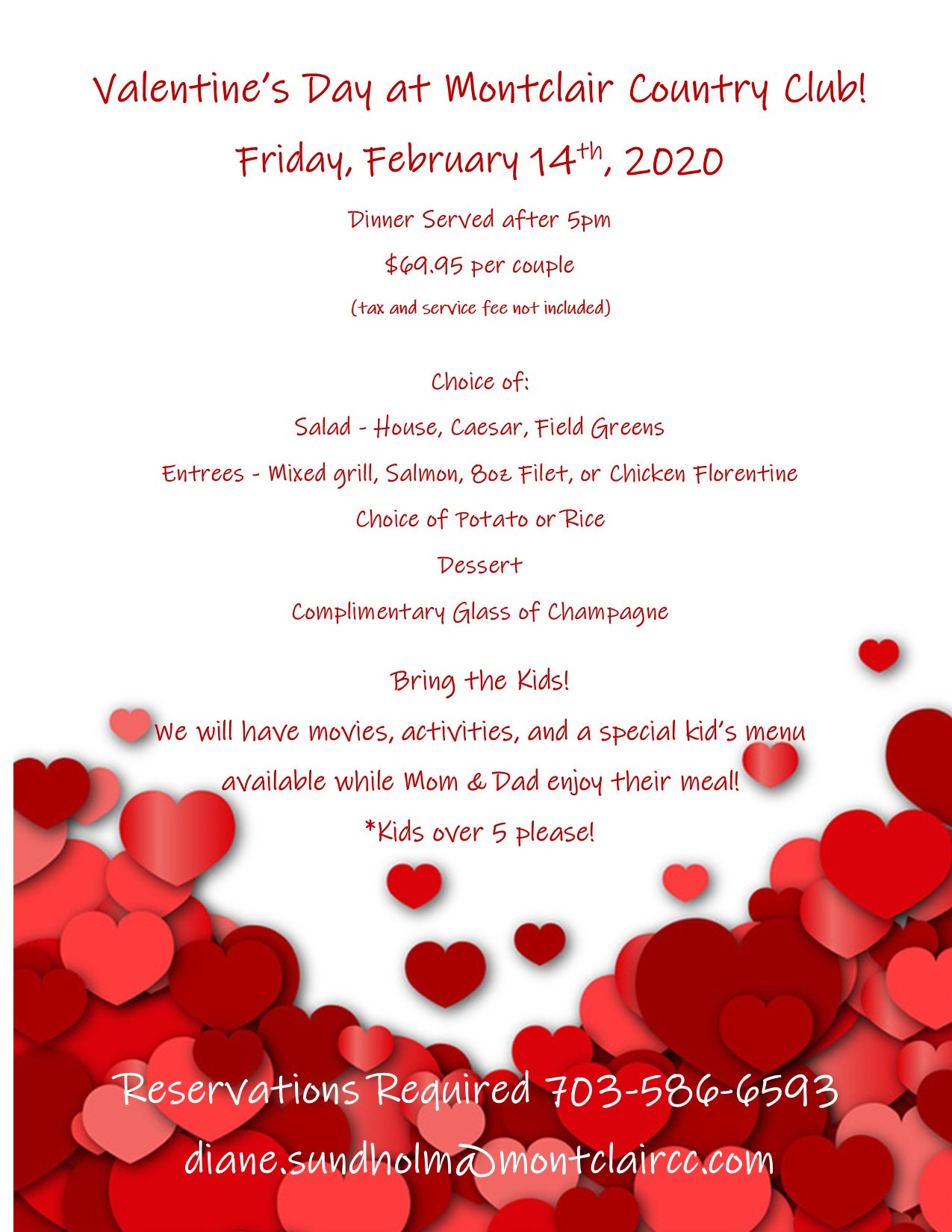 Valentine&amp;#039;s Day Dinner 2020 Best Of Valentines Day Dinner 2020 Montclair Country Club