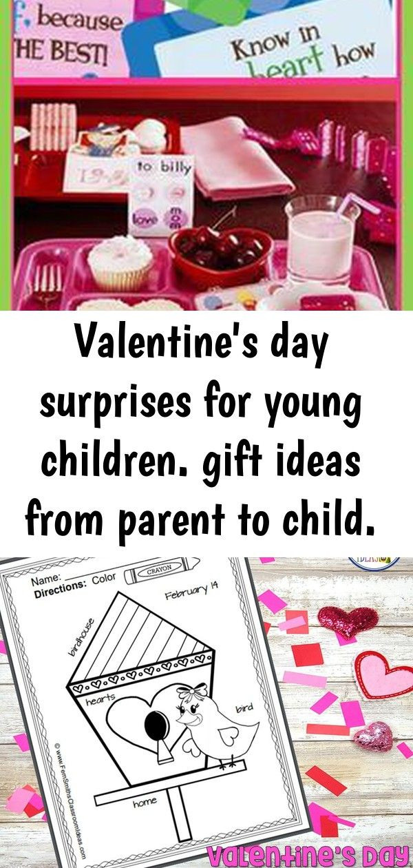Valentine'S Day Gift Ideas For Parents
 Valentine s day surprises for young children t ideas