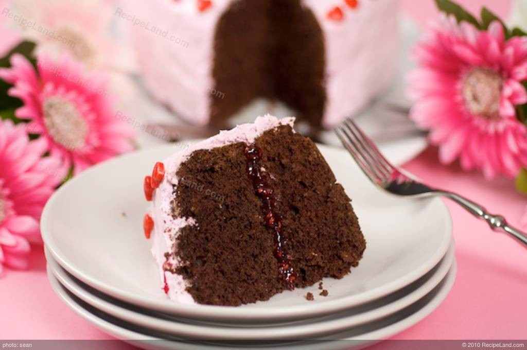 Valentines Cake Recipe
 Fudgey Valentine Cake Recipe
