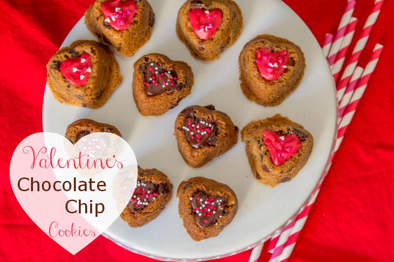Valentines Chocolate Chip Cookies
 Valentine s Chocolate Chip Cookies Around My Family Table