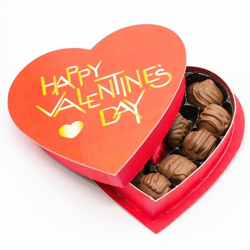 Valentines Day Candy Boxes
 Valentine s 8oz Milk Chocolate Variety Heart Box