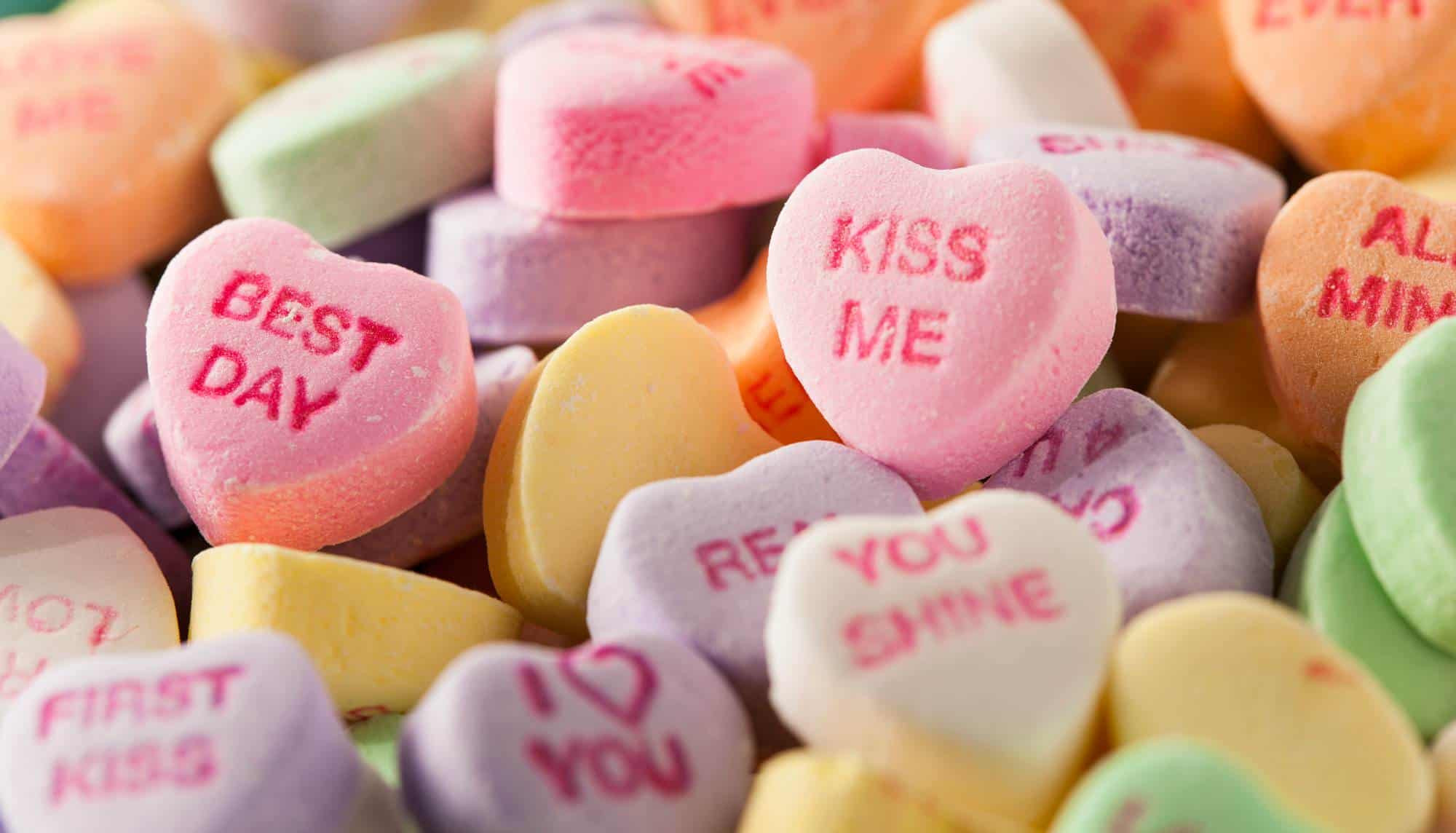 Valentines Day Candy Hearts Sayings
 50 Totally Cheesy Valentine s Day Sayings AllWording