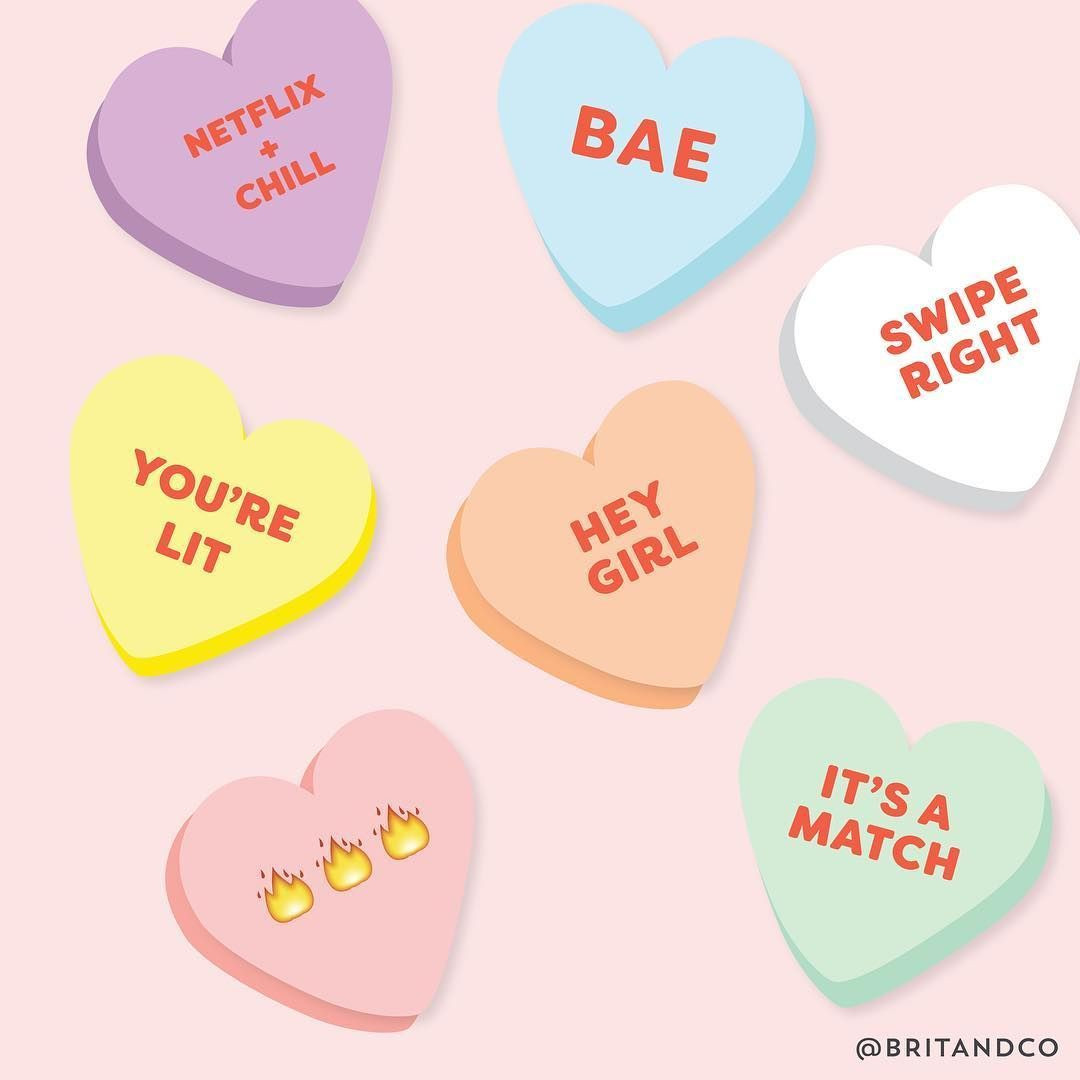 Valentines Day Candy Hearts Sayings
 Pin on Be Mine