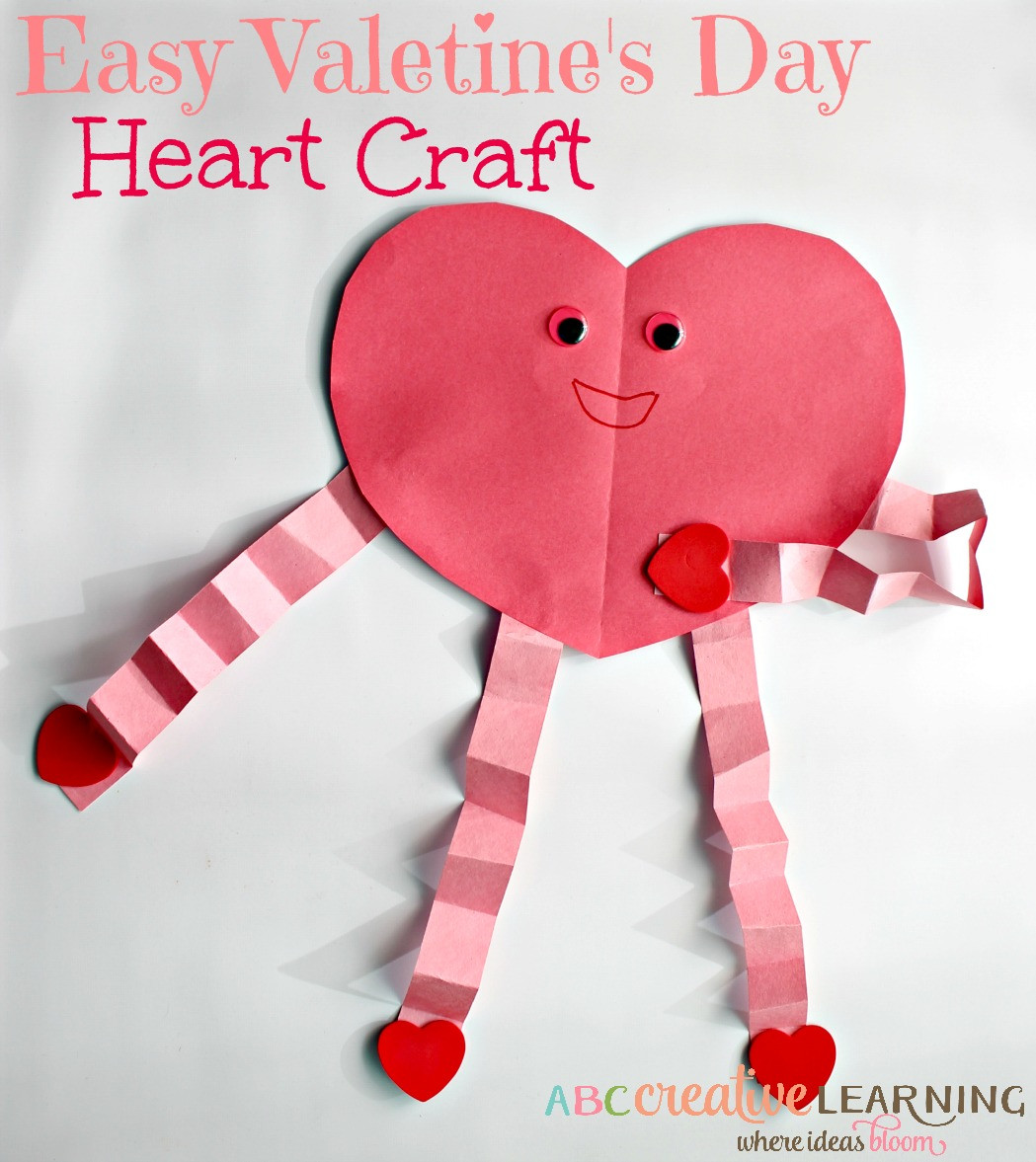 Valentines Day Card Craft
 Easy and Cute Valentine s Day Heart Craft For Kids