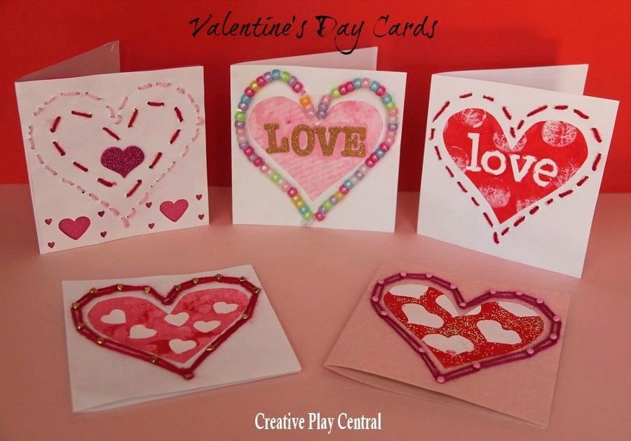 Valentines Day Card Craft
 Valentine s Day cards Red Ted Art s Blog