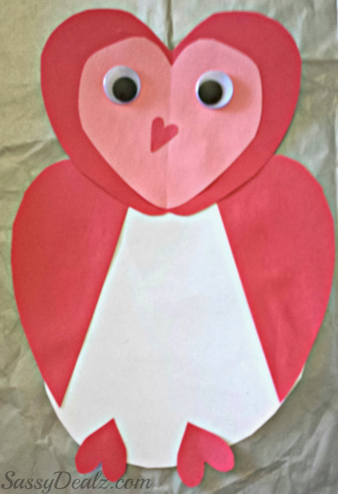 Valentines Day Card Craft
 Owl Valentines Day Card Idea For Kids Crafty Morning